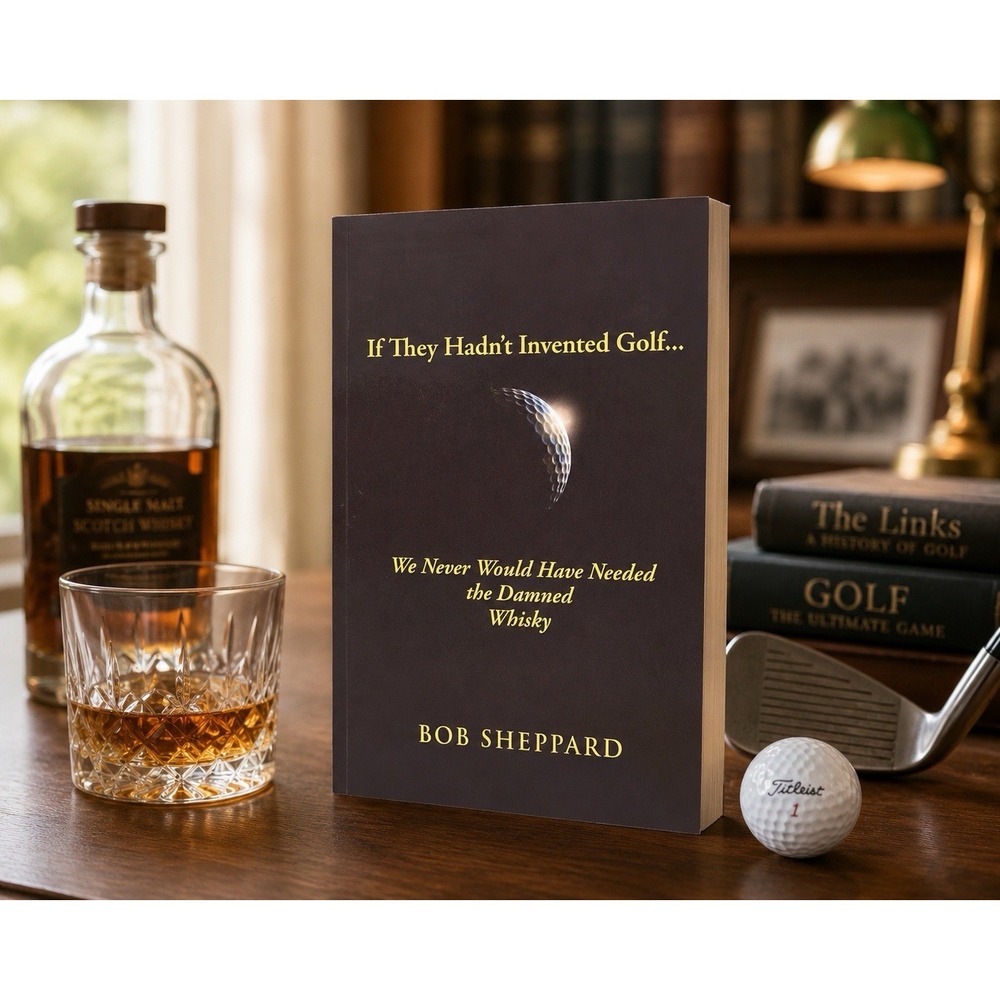 Signed Bob Sheppard If They Hadn't Invented Golf Damned Whisky PB 2012 Book